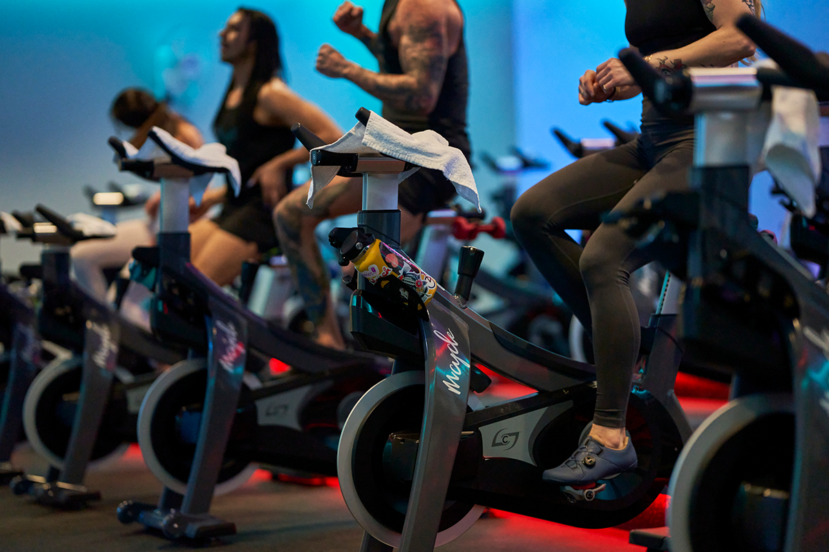 Virtual discount cycling class