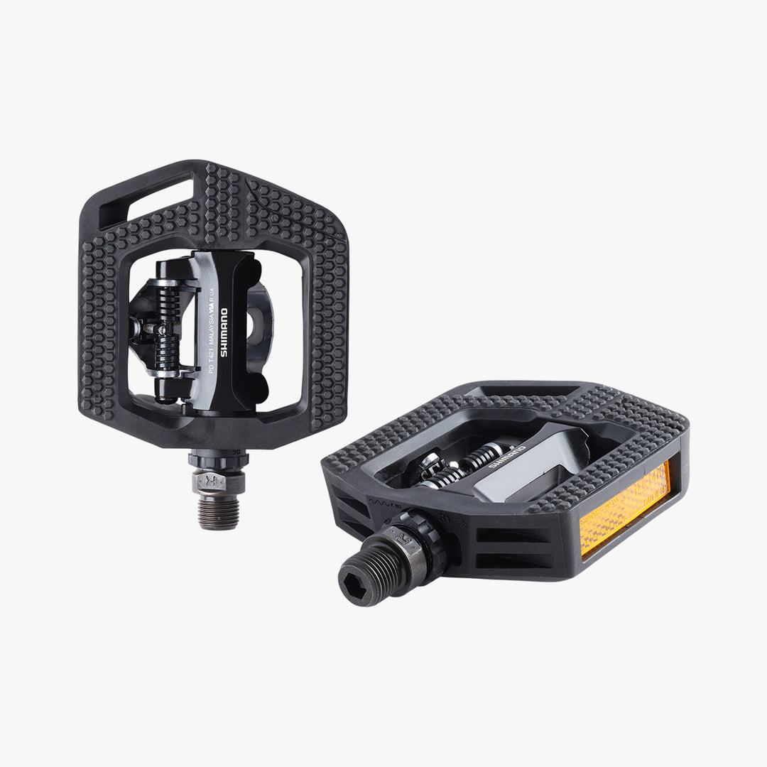 Shimano PD-T421 Click'r Dual Platform SPD Pedals | Ride Shimano