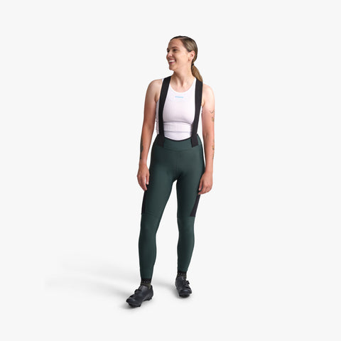 ウェア Shimano Evolve Bib Tights Bronze Green Women's Evolve Bib Tights | Gravel Bibs & Tights | Ride Shimano