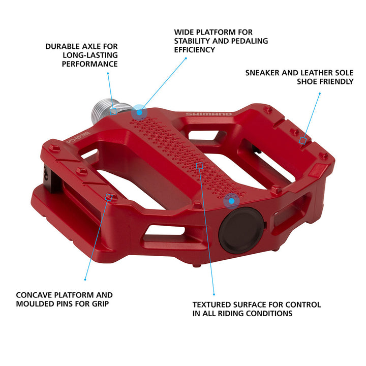 Shimano PD-EF202 Aluminum Flat Pedal | Flat Pedals