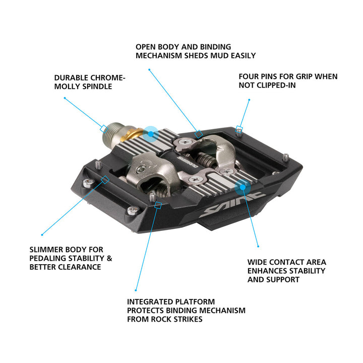 Saint PD-M821 Gravity SPD Pedals | MTB & DH Pedals